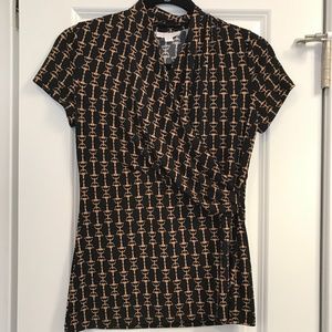 Charter Club Poly/Spandex Blend Blouse